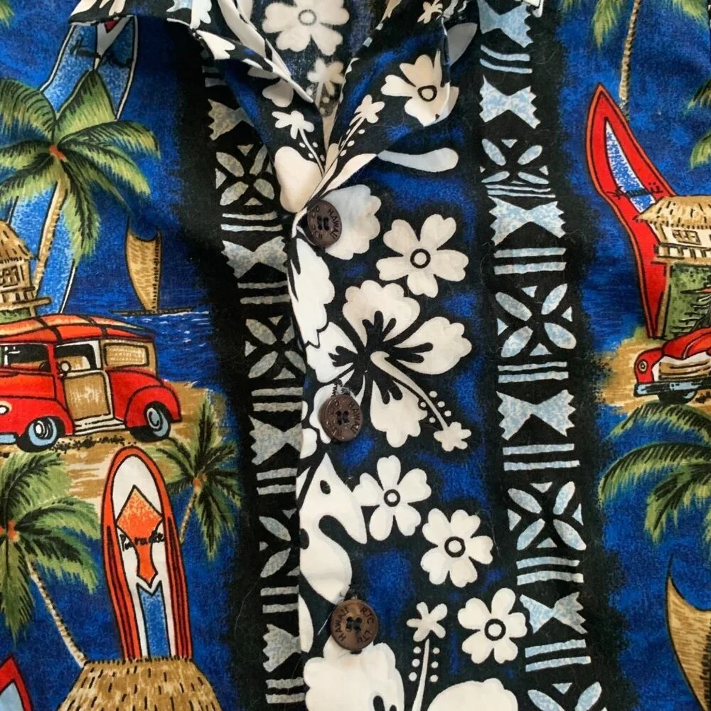 RJC Hawaiian Print 100% Cotton Tee 6 Months